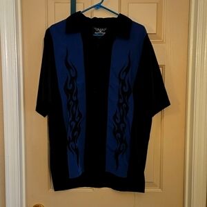Hurley Davidson style button down mens large